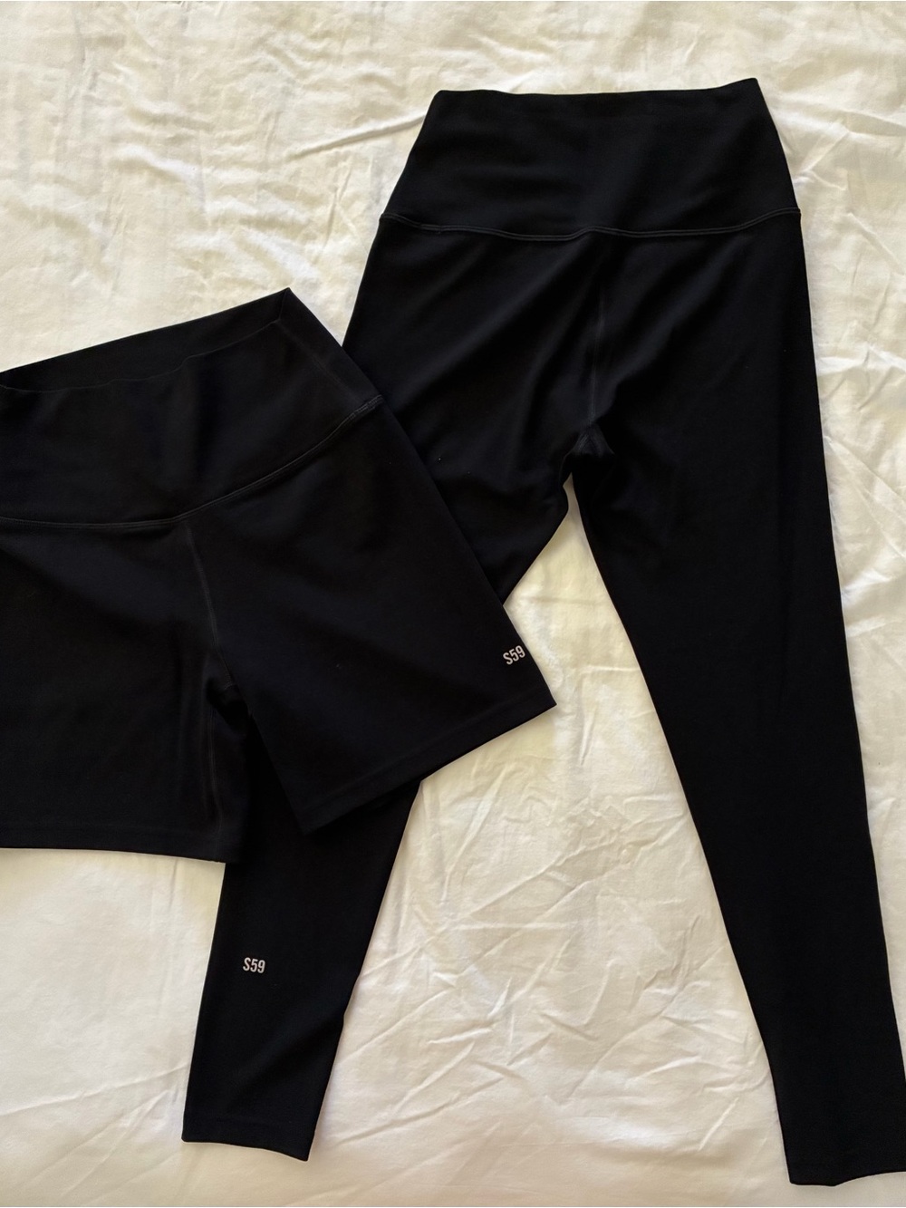 Splits59 Airweight High Waist Leggings  & Shorts black medium LIKE NEW